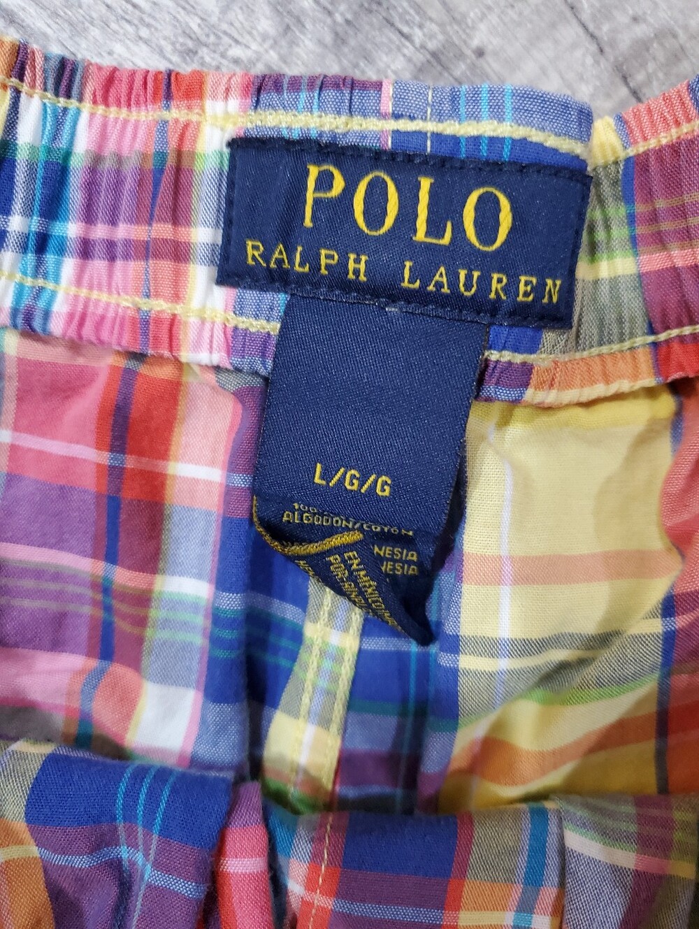 Ralph Lauren Multicolor Plaid Mens Boxers - Picture 4 of 4